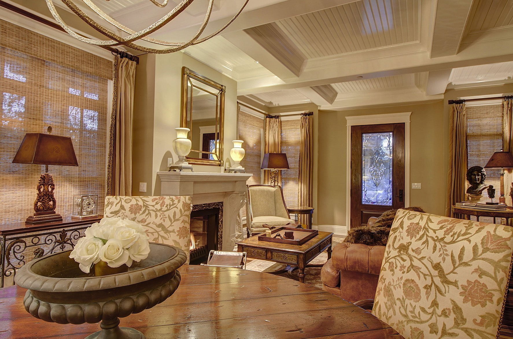 Sonoma Home Dining Room View to Living Room