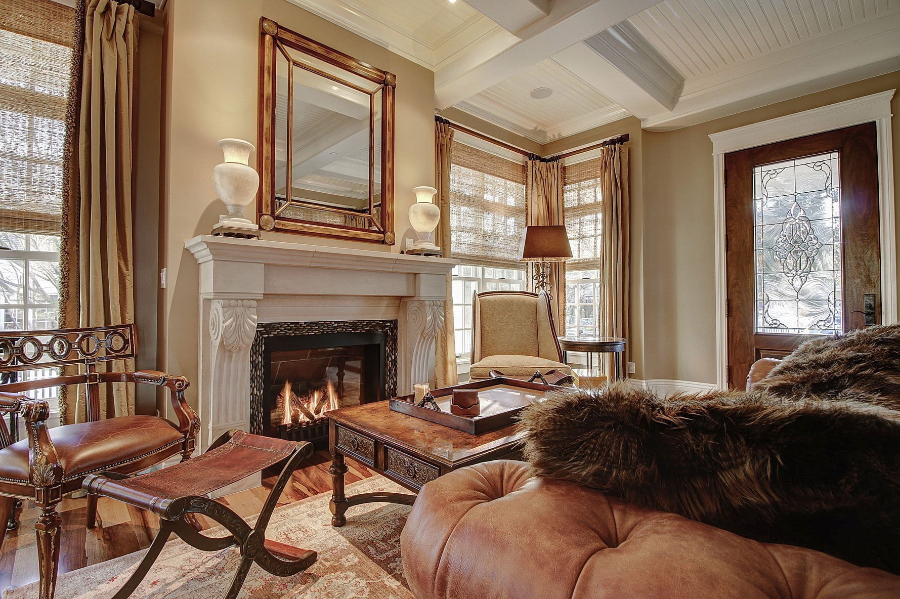 Sonoma Home Living Room Fireplace